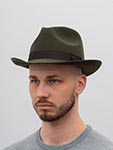 Шляпа CHRISTYS арт. CHEPSTOW cwf100011 (оливковый)